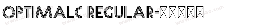 OptimalC Regular字体转换